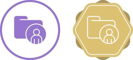 Personal Folder Vector Icon