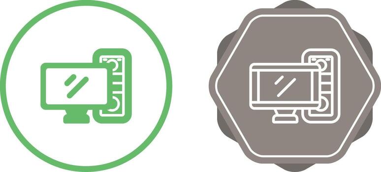 Computer Vector Icon