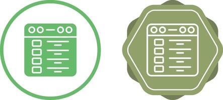 Browser Vector Icon