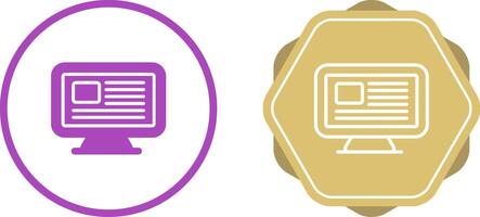 Computer Vector Icon