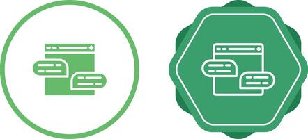 Speech Bubbles Vector Icon