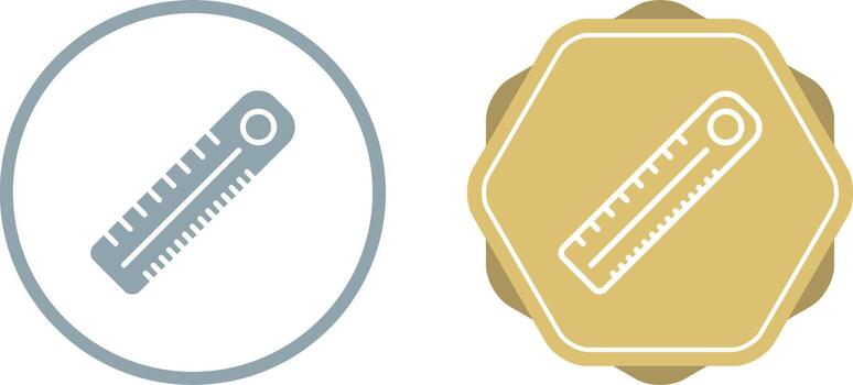 icono de vector de regla