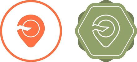 Broken Location Vector Icon