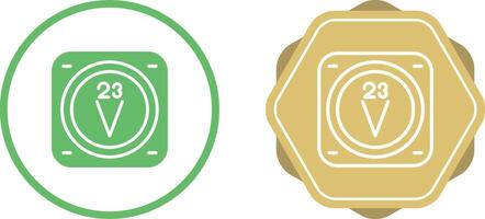Unique Two Icons Set vector