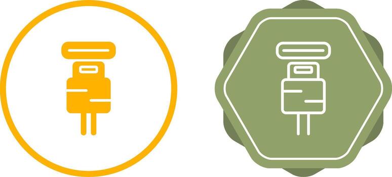 icono de vector de enchufe