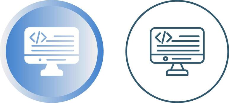 icono de vector de lenguaje de programación