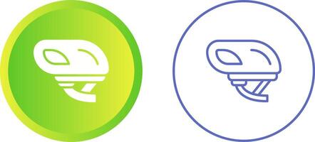 Smart Bike Helmet Vector Icon