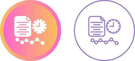 Time Series Analysis Vector Icon