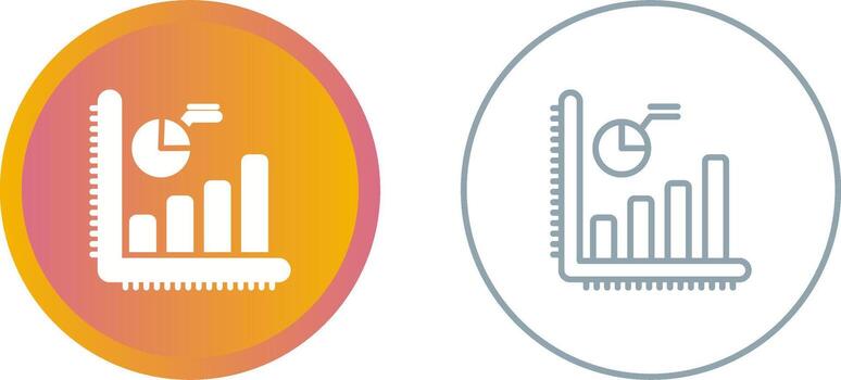Graph Vector Icon