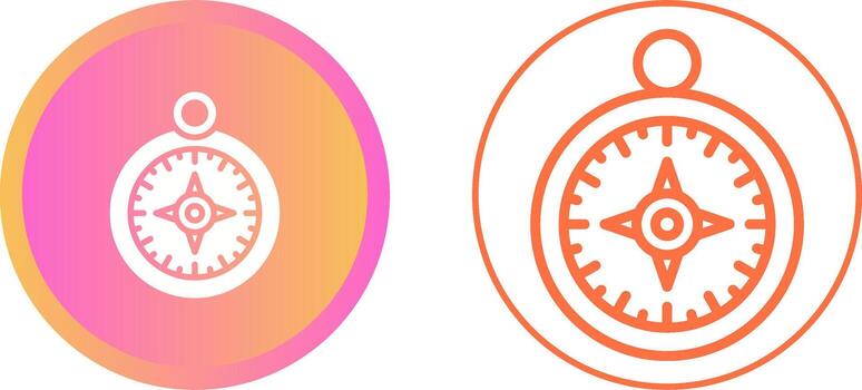 icono de vector de brújula