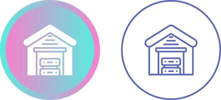 Data Warehouse Vector Icon