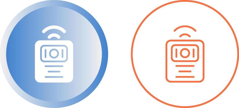 inalámbrico intercomunicador vector icono