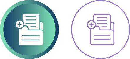 Document Add Vector Icon