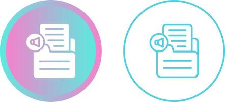 Document Insert Audio Vector Icon