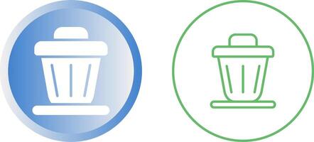 Trash bin Vector Icon
