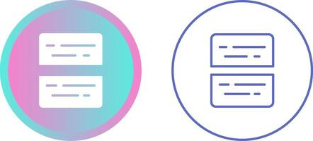 Document Split Vector Icon