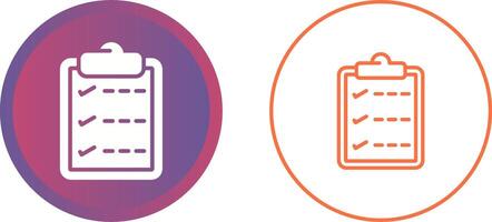 Task list with checkmarks Vector Icon