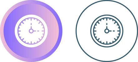 Clock Three Vector Icon