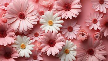 AI generated Freshness and beauty in nature, a cute daisy blossom generated by AI photo