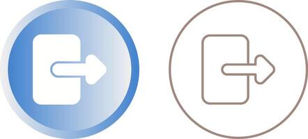 Exit Vector Icon