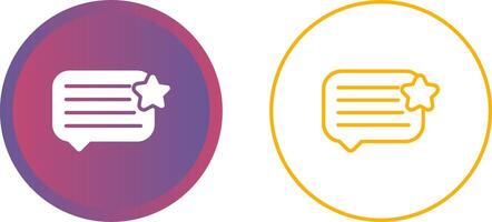 Feedback Vector Icon