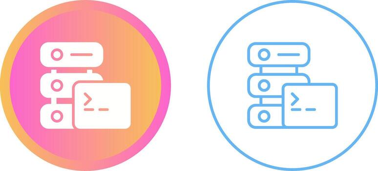 SSH Hosting Vector Icon