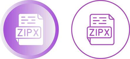 ZIPX Vector Icon