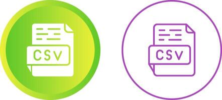 CSV Vector Icon