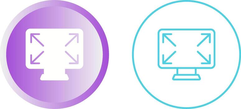 Fullscreen Icon Vector Icon