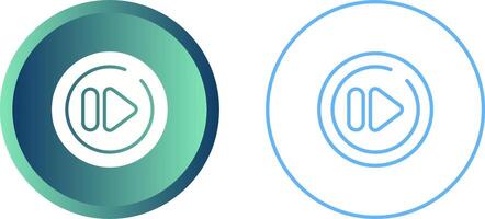 Next Track Circle Vector Icon