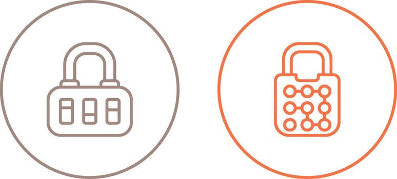 icono de vector de bloqueo de patrón