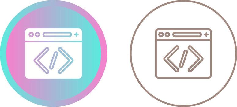 Coding Vector Icon