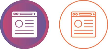 Browser Vector Icon