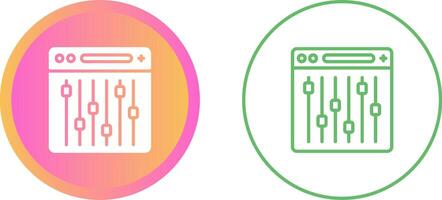 icono de vector de configuración