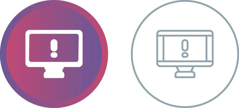 Computer Vector Icon