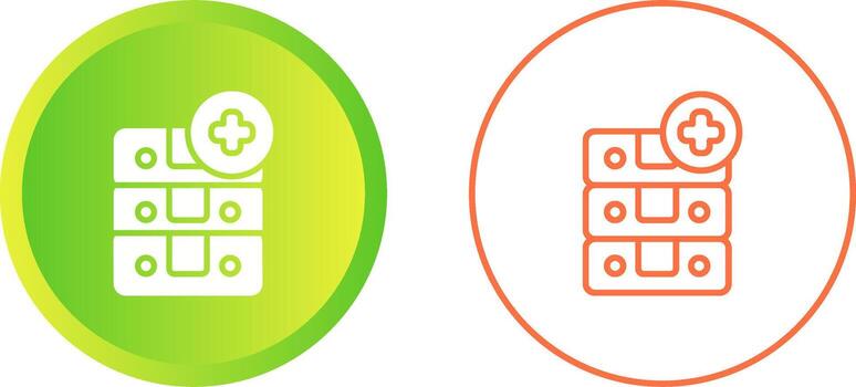 icono de vector de base de datos