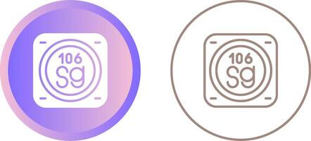 Unique Two Icons Set vector