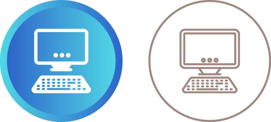 Desktop Vector Icon