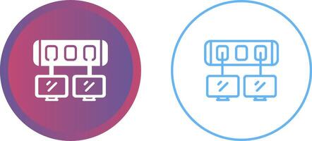 Network Switch Vector Icon