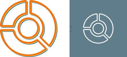 Unique Two Icons Set vector