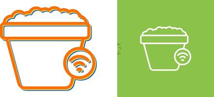 Smart Plant Pot Vector Icon