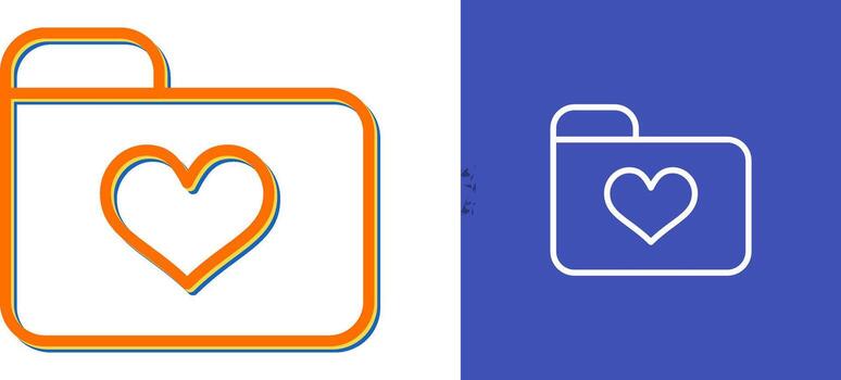 icono de vector de carpeta