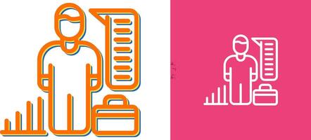 HR Analytics Vector Icon