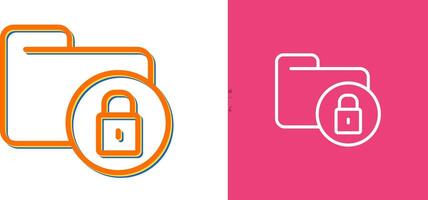 Secure Folder Vector Icon