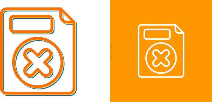 Eliminar botón vector icono