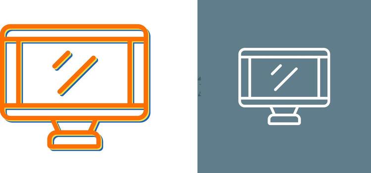 Monitor Vector Icon