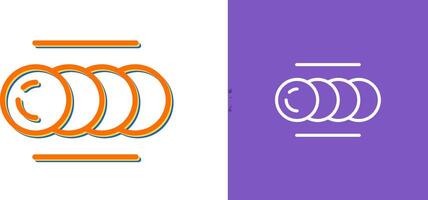 Unique Two Icons Set vector