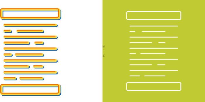 Left Alignment Vector Icon