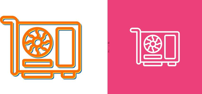 Graphic Card Vector Icon