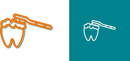 Brushing Teeth Vector Icon